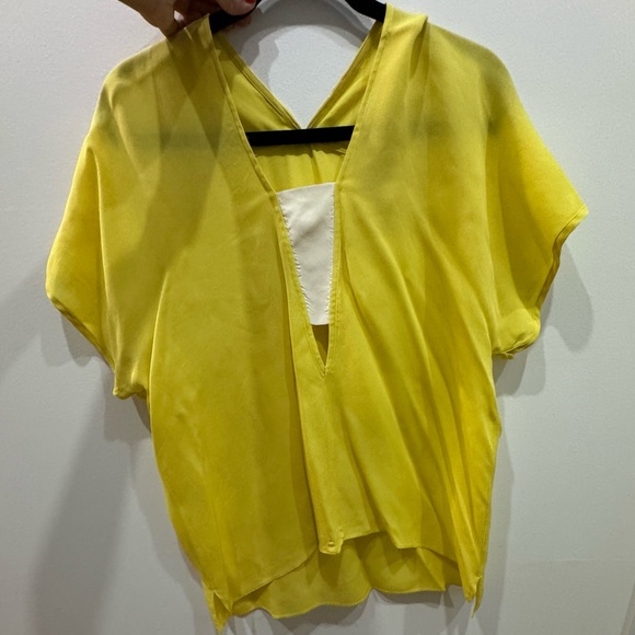 MASON | Chiffon Color Block Top - Picture 6 of 9